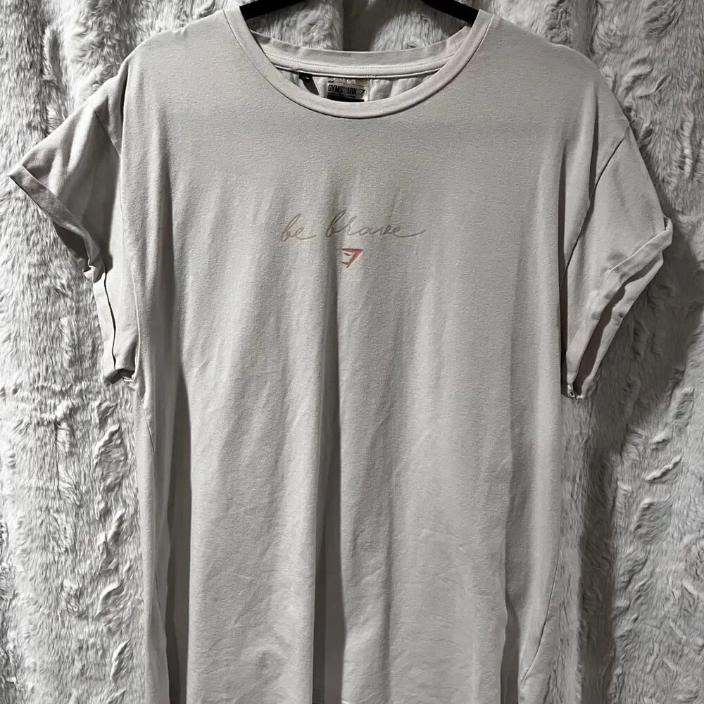 Gymshark sportswear white & pink t-shirt Large - Picture 2 of 5